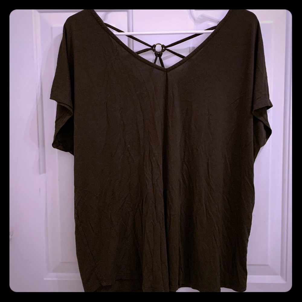 Dark Green Papermoon Top